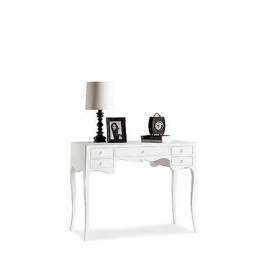 Consola de escritorio TABLA BLANCO MATE DE MADERA VENETO