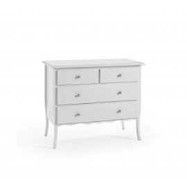 Nachtstuhl HOLZ WEISS