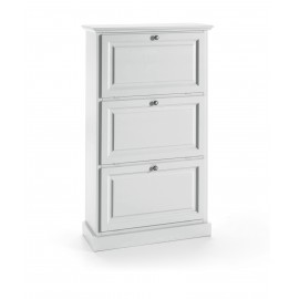 BLANCO zapato de madera