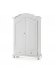 ARMADIO PROVENZALE IN LEGNO COLORE BIANCO