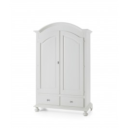 ARMADIO PROVENZALE IN LEGNO COLORE BIANCO