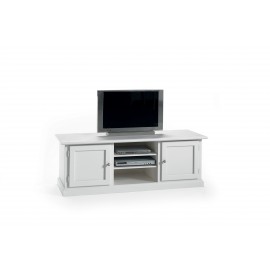 SOPORTE TV EN MADERA COLOR WHITE L 160 P 46 H 55