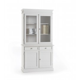 DRESSER gabinete de base y se crió en madera blanca