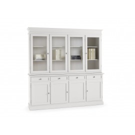 DRESSER gabinete de base y se crió en madera blanca