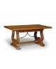 ROBUSTO TAVOLO ALLUNGABILE LEGNO MASSELLO 180x100