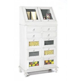 MÖBEL HOLZ DRESSER WEISS MATT HOLZ CHEST X VENETA PANTRY KÜCHE