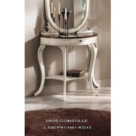 CONSOLLELEGNO TABLA CON Sólido blanco obtenida BICOLORE NUEZ