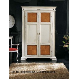 DESPENSA Chasis con 2 estantes y CAJÓN interiores de madera BICOLORE