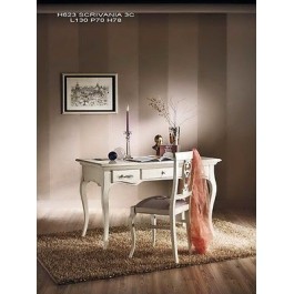 TABLE ECRITURE AVEC BOIS ANTIQUE DESK BLANC