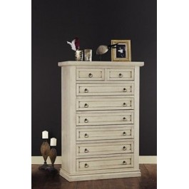 MÖBEL WOCHEN CHEST GEMALTEN ELFENBEIN ANTIKE