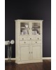 MOBILE CABINET PAINTED IVORY ANTIQUE