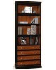 BIBLIOTHEK MIT MODULAR SCHUBLADE HOLZ