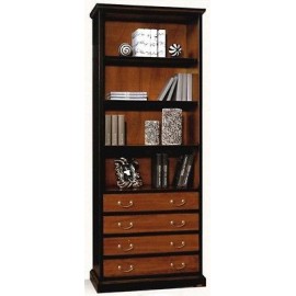 BIBLIOTECA CON MADERA MODULAR CAJÓN