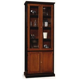 Biblioteca del Gabinete de madera lacada MODULAR