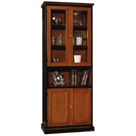 Biblioteca del Gabinete de madera lacada MODULAR