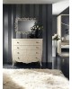 Nachtstuhl ‚GLOSS BEIGE MATT HOLZ VENETO 4 FACH CHEST