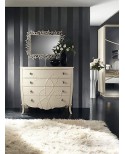 Nachtstuhl ‚GLOSS BEIGE MATT HOLZ VENETO 4 FACH CHEST