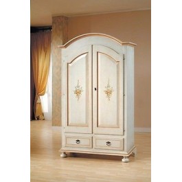 SCHRANK 2 DOORS dekoriertem Holz