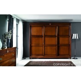 ARMADIO ANTE SCORREVOLI LEGNO MASSELLO