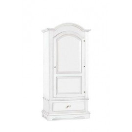 CABINET CABINET 1 PORTE 1 TIROIR MATT BLANC MATT