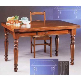 TAVOLO legno massello allungabile - VARI COLORI