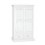 CABINET CABINET 2 PORTES 2 TIROIRS LAQUE BLANC MATT
