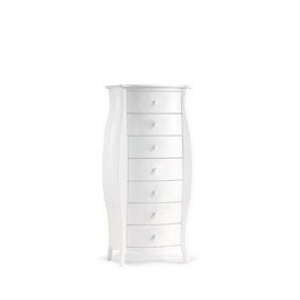 ROND BLANC MATT COFFRE LAQUE