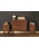 1 COMO '+ 2 x COMODINO LEGNOcolore walnut bedroom