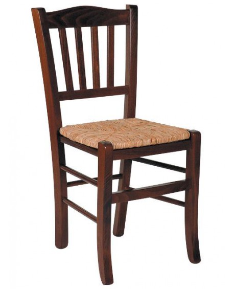 SEDIA LEGNO MASSELLO SEDUTA PAGLIA VARI COLORI