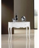 CONSOLE 2 DRAWERS GLOSS WHITE