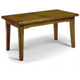 TAVOLO ALLUNGABILE LEGNO MASSELLO COLORE NOCE SCURO