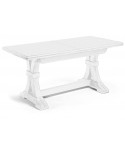 TABLE EXTENSIBLE Frattino 160x85 BOIS BLANC MATT