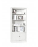 DESPENSA BIBLIOTECA en madera con blanco mate