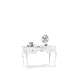 TABLA DESK consola de escritorio CM 130 blanco opaco MADERA VENETO PRODUCTO