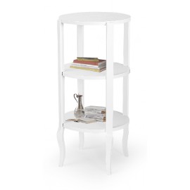 TAVOLINO LIBRERIA IN LEGNO COL BIANCO OPACO