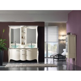 SALLE DE BAIN CABINET MEUBLES DOUBLE BOIS CRAFT MIROIR PEINT
