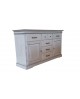 CREDENZA CREDENZONE IN LEGNO BIANCO ANTICATO PROMOZIONE