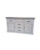 CREDENZA CREDENZONE IN LEGNO BIANCO ANTICATO PROMOZIONE