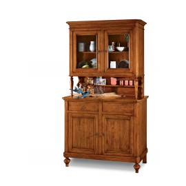 CREDENZA IN LEGNO MASSELLO COLORE NOCE - MADE IN ITALY