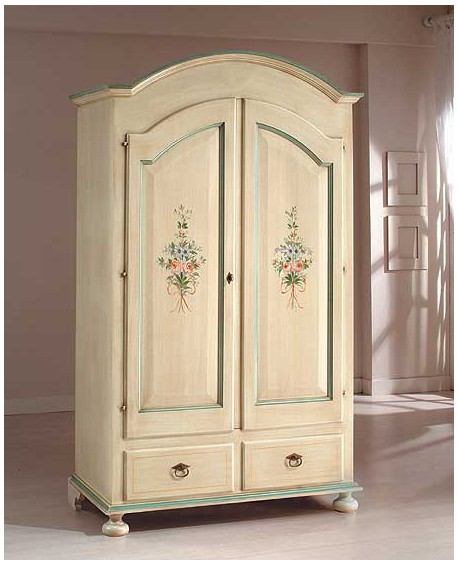 ARMADIO DECORATO BICOLORE PREZZO REGALO
