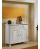 CABINET DE BASE DE CONVICTION napoletana 2 PORTES PEINTES BLANCHES