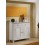 CABINET DE BASE DE CONVICTION napoletana 2 PORTES PEINTES BLANCHES