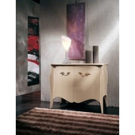 CROYANCE CABINET IVORY LAQUÉE SOLID ROND