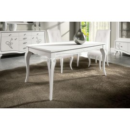 TAVOLO LEGNO RETTANGOLARE ALLUNGABILE  CHANTAL COLLECTION