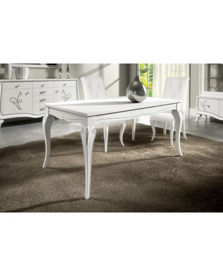 TAVOLO LEGNO RETTANGOLARE ALLUNGABILE  CHANTAL COLLECTION