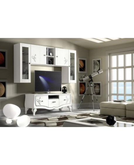 SOPORTE TV 3 cajón de madera