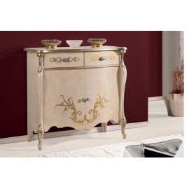 DRESSER BOIS DECORE AVEC LA MAIN INTARSIO