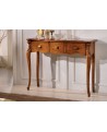 3 CONSOLE AVEC INCRUSTATION DE BOIS