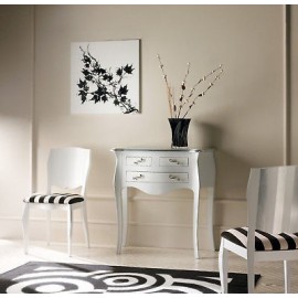 CONSOLA PECHO LAQUEADA REDONDEADO SÓLIDO