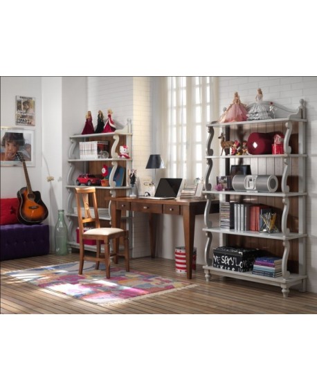 ETAGERE BIBLIOTECA DE MADERA CONTRY